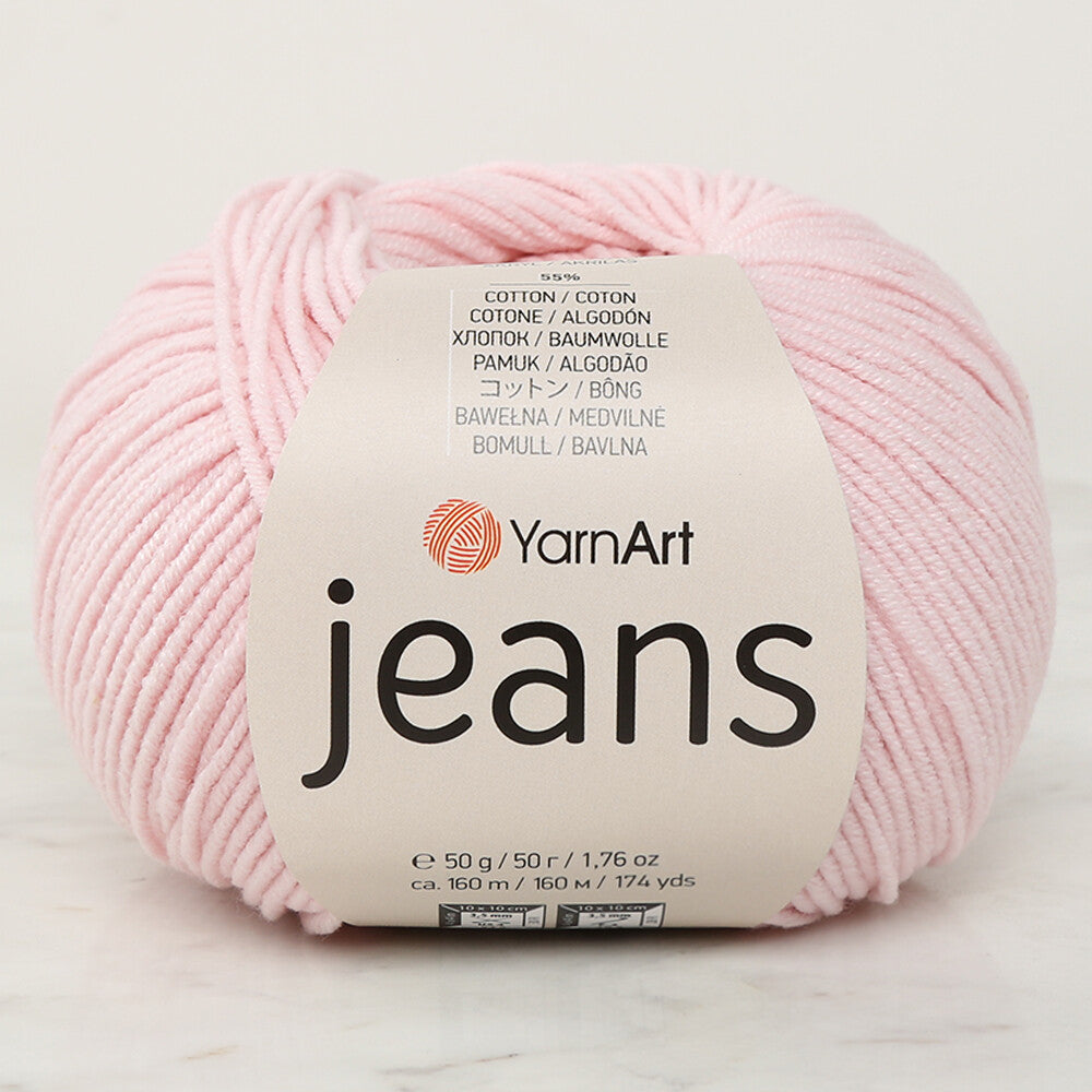 YarnArt Jeans Pembe El Örgü İpi - 18